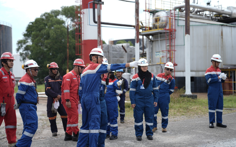 Management Walkthrough VP Subsidiary Risk Management PT Pertamina (Persero) Tekankan Aspek HSSE Harus Dipahami Seluruh Pekerja dan Mitra Kerja